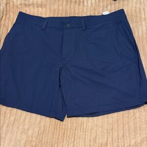 NWT XXL men’s Classic jack Nicklaus Navy Flat Front Men's Shorts dark navy